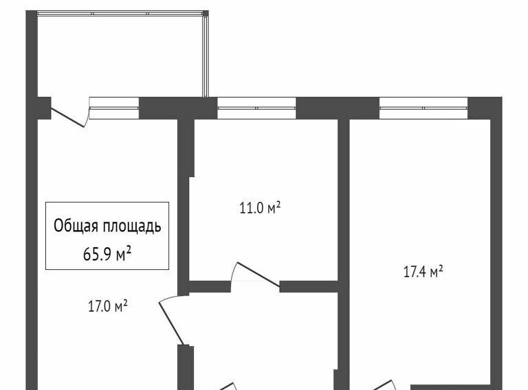 квартира г Новосибирск Октябрьская ул Лескова 35 фото 2