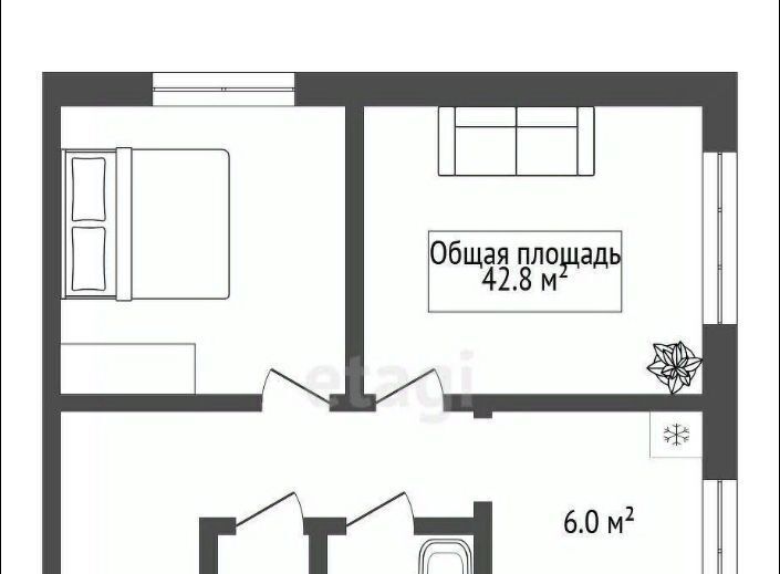 квартира г Новосибирск ул Немировича-Данченко 14/1 Площадь Маркса фото 10