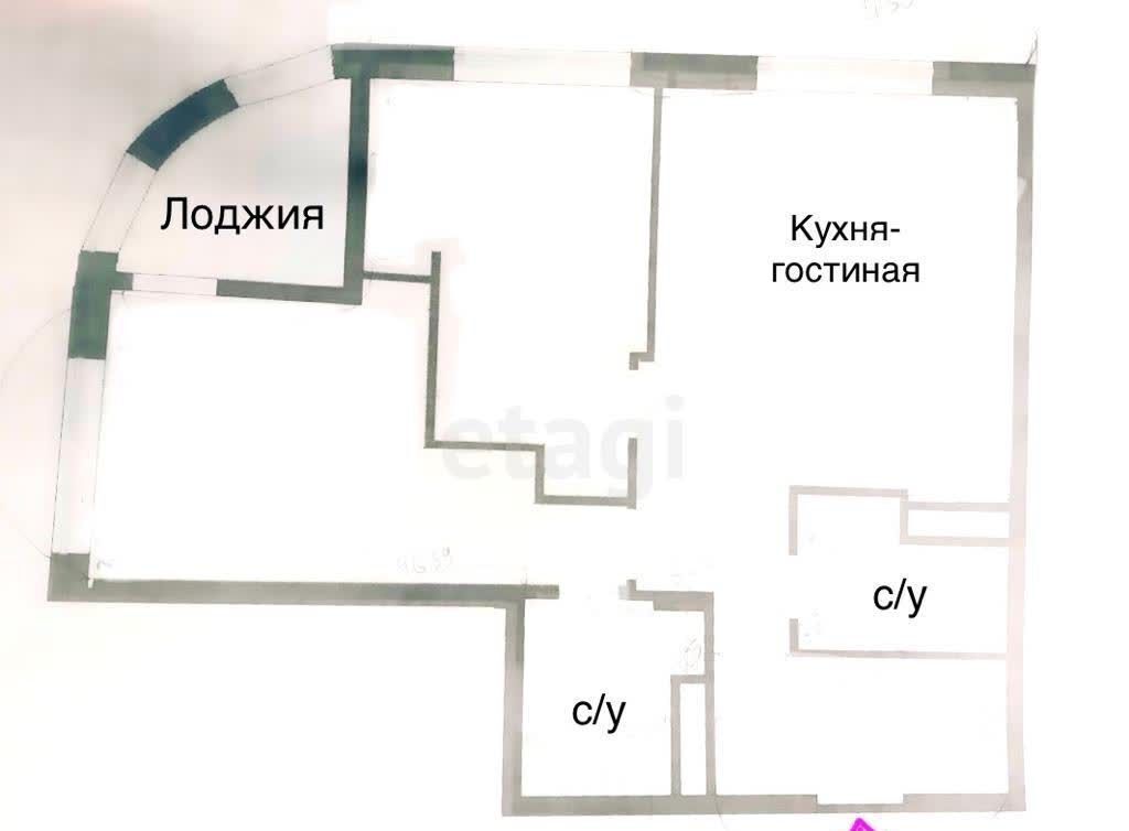 квартира г Казань р-н Ново-Савиновский Козья слобода ул. Алексея Козина, 2 фото 32