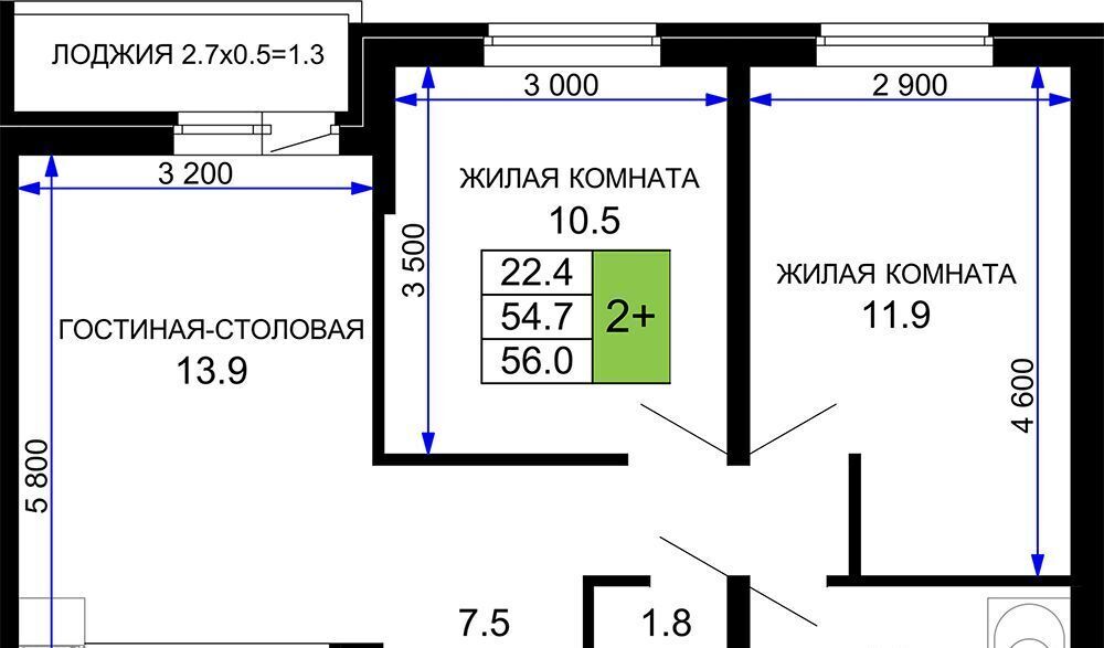 квартира г Краснодар р-н Прикубанский ЖК «Дыхание» фото 1