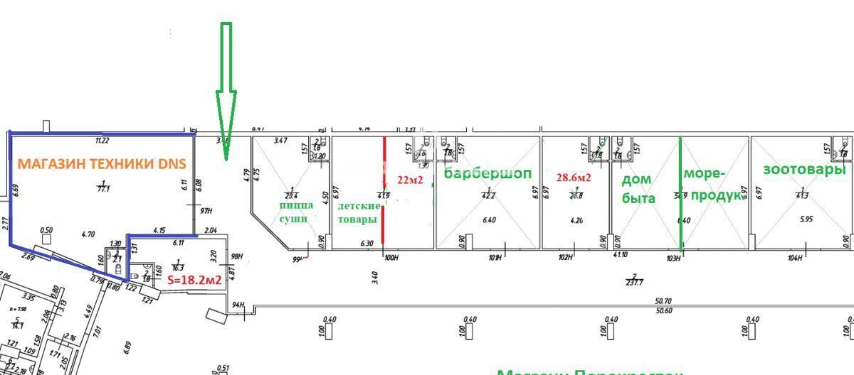 торговое помещение г Санкт-Петербург п Парголово ул Брюлловская 3 метро Парнас фото 17