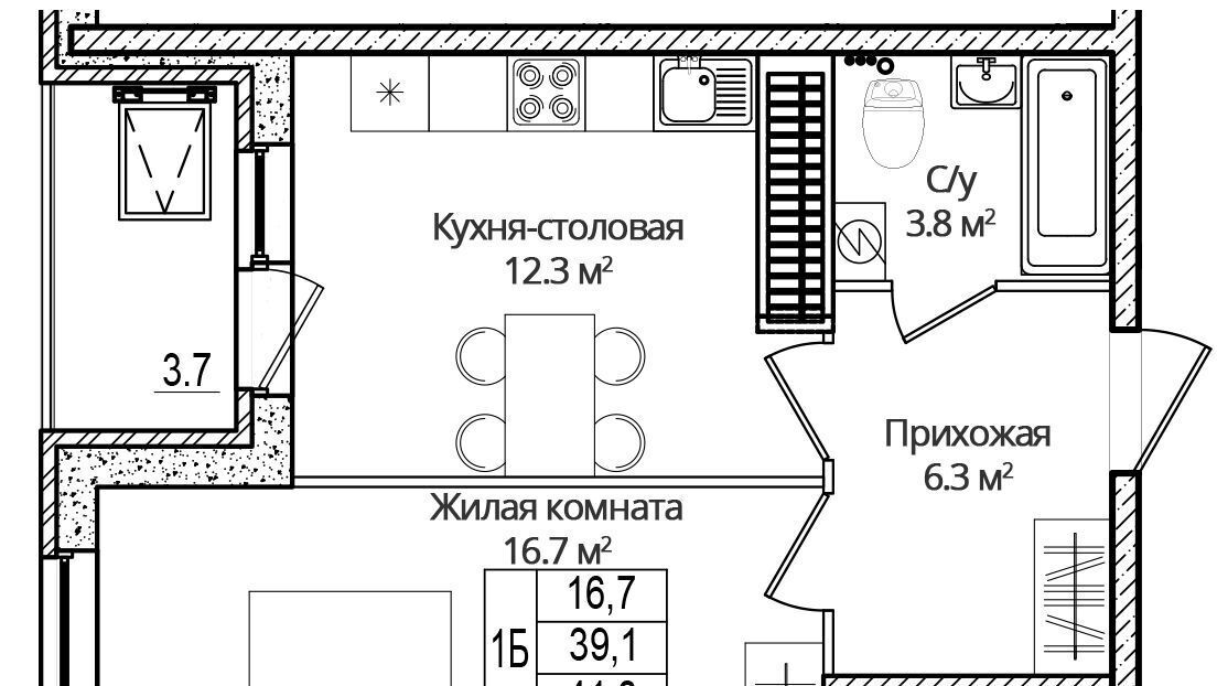 квартира р-н Псковский д Борисовичи ул Дмитрия Яковлева 6 Завеличенская волость фото 1