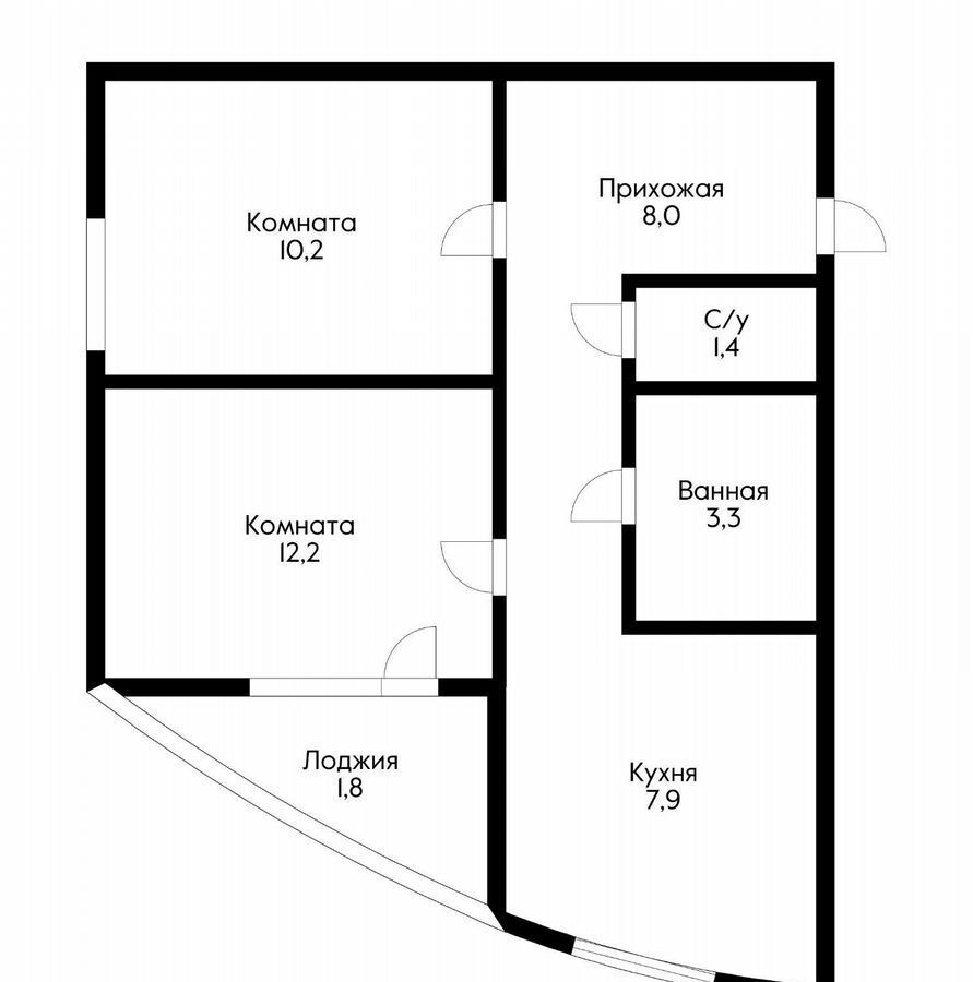 квартира г Краснодар п Российский ул 2-я Тверская 6 р-н Прикубанский фото 11