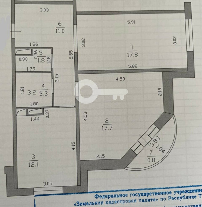 квартира г Казань р-н Приволжский Дубравная Горки-3 ул Дубравная 29а фото 2