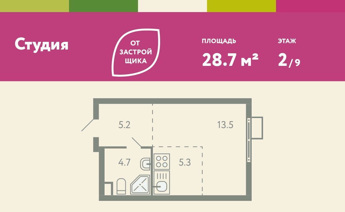 квартира городской округ Ленинский с Молоково ЖК «Ново-Молоково» 13 Домодедовская фото 1