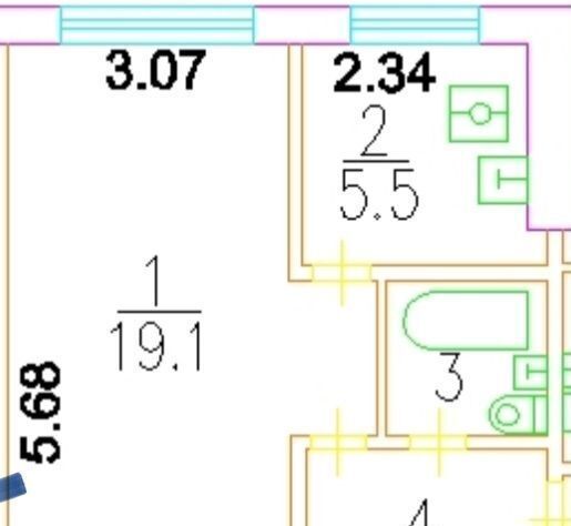 квартира г Москва метро Окская ул Окская 40 фото 16