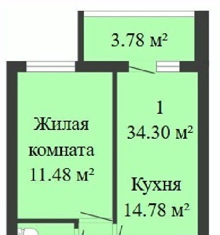 квартира г Новокуйбышевск Алабинская, 69-й кв-л фото 1