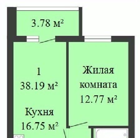 квартира г Новокуйбышевск Алабинская, 69-й кв-л фото 1