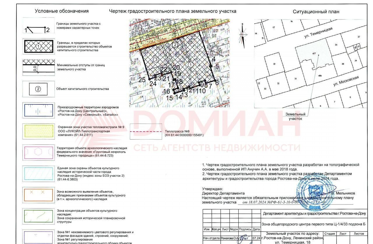 земля г Ростов-на-Дону р-н Ленинский ул Темерницкая 18 фото 1