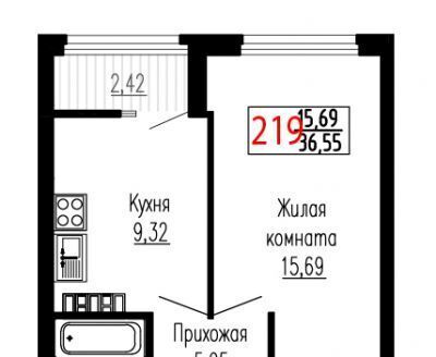 квартира г Екатеринбург Ботаническая ул Лыжников 3 фото 1