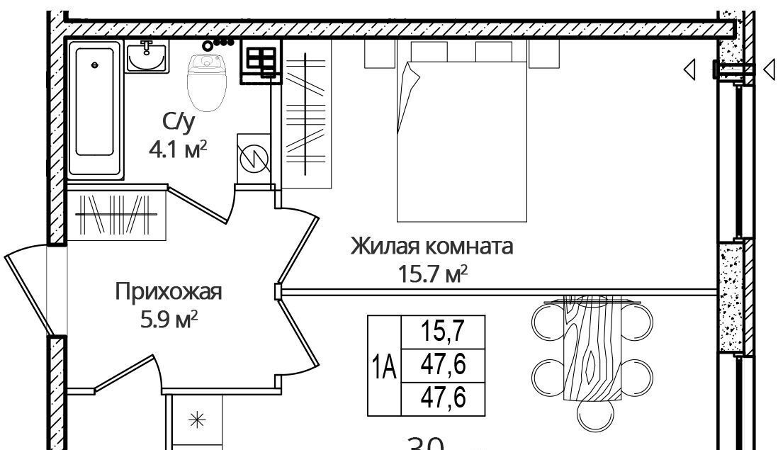 квартира р-н Псковский д Борисовичи ул Дмитрия Яковлева 6 Завеличенская волость фото 1