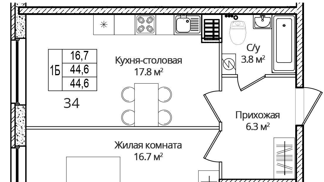 квартира р-н Псковский д Борисовичи ул Дмитрия Яковлева 6 Завеличенская волость фото 1