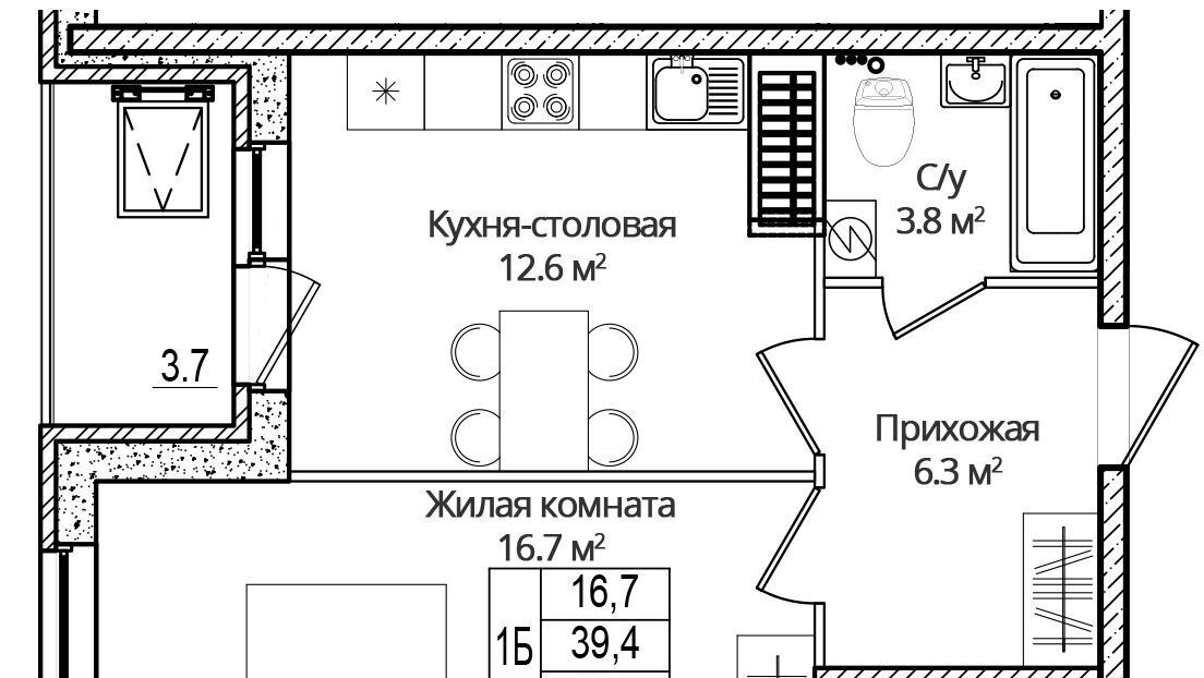 квартира р-н Псковский д Борисовичи ул Дмитрия Яковлева 6 Завеличенская волость фото 1