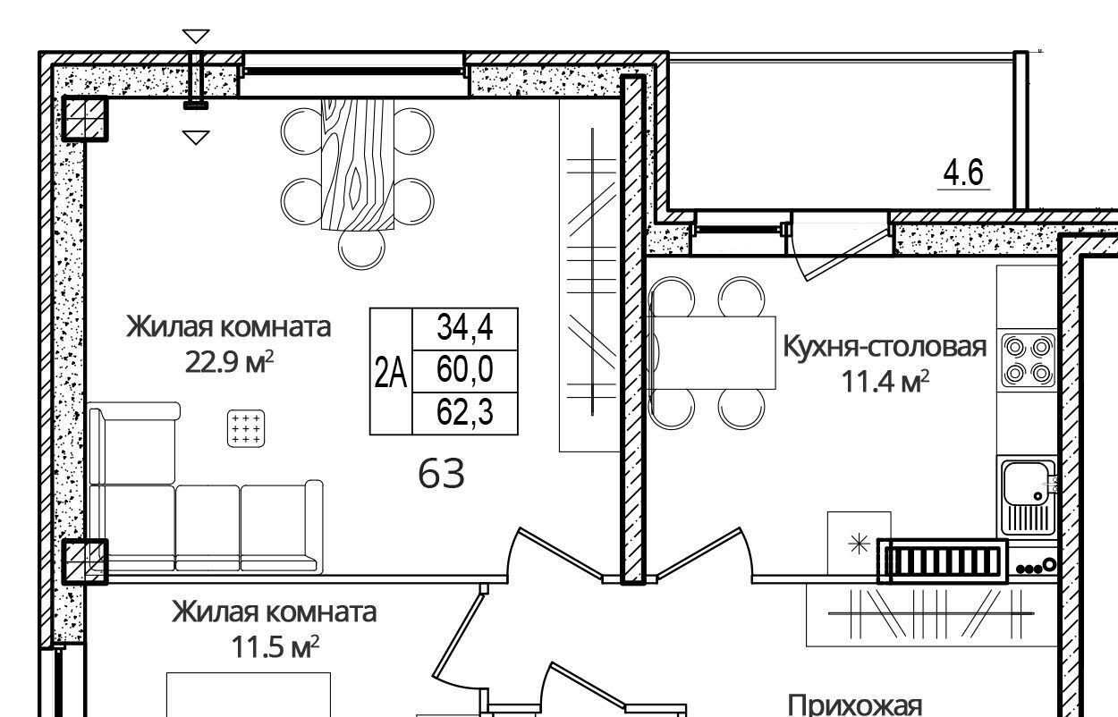 квартира р-н Псковский д Борисовичи ул Дмитрия Яковлева 6 Завеличенская волость фото 1