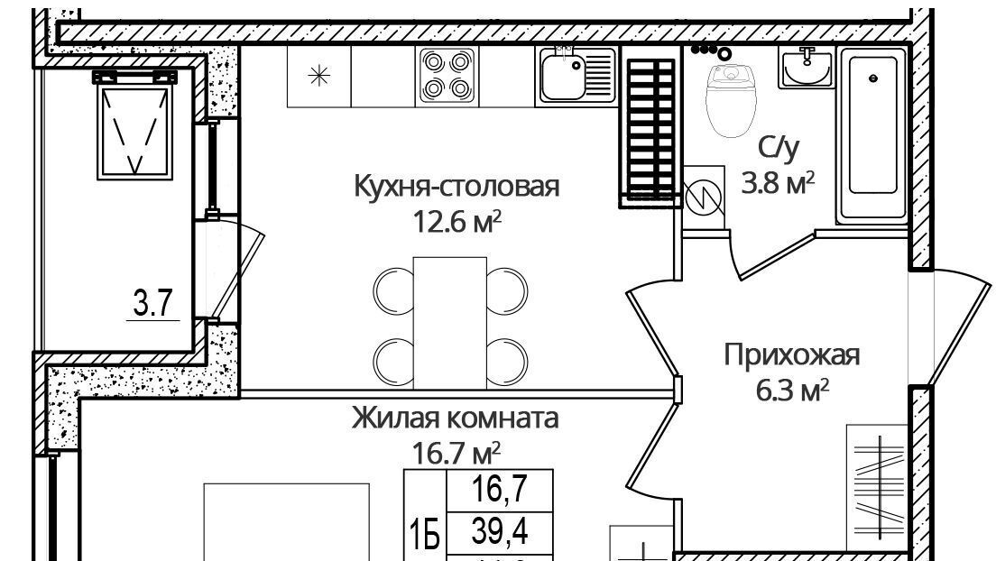 квартира р-н Псковский д Борисовичи ул Дмитрия Яковлева 6 Завеличенская волость фото 1