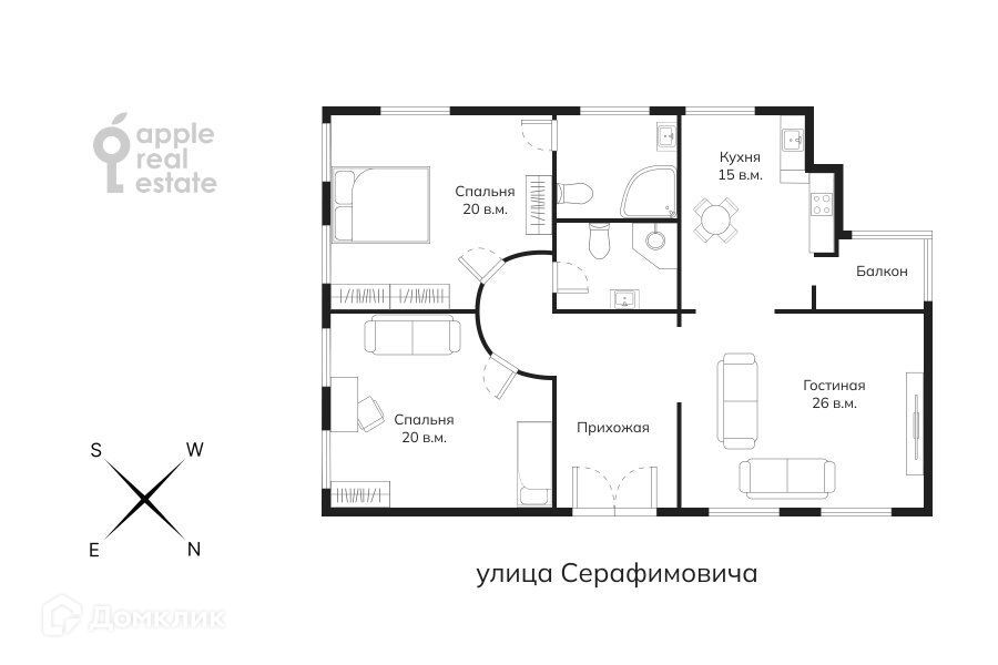 квартира г Москва ул Серафимовича наб Берсеневская 20/2 Центральный административный округ фото 1