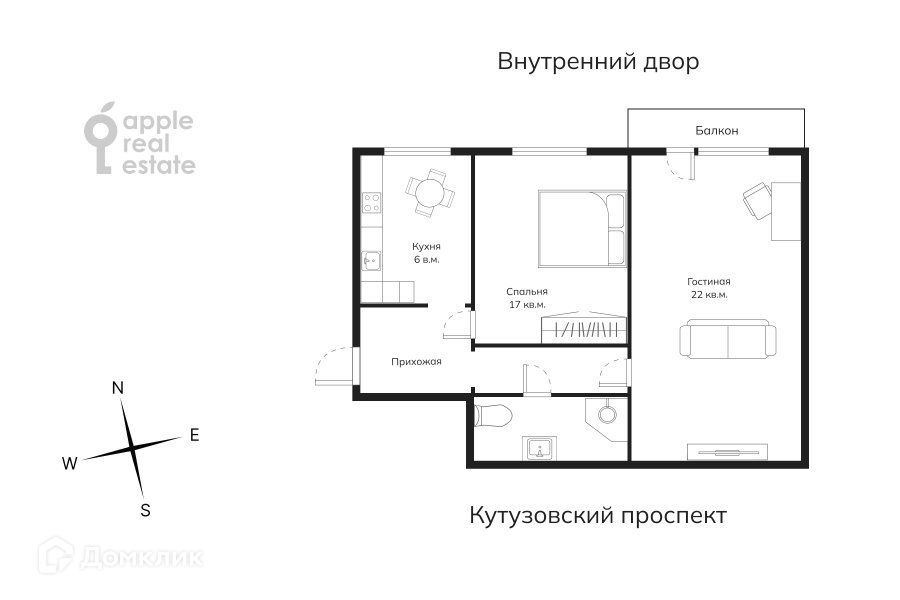 квартира г Москва ул Большая Дорогомиловская 9 Западный административный округ фото 1