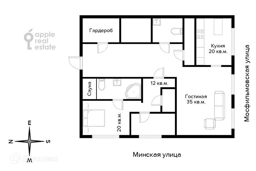 квартира г Москва ул Мосфильмовская 70/3 Западный административный округ фото 1