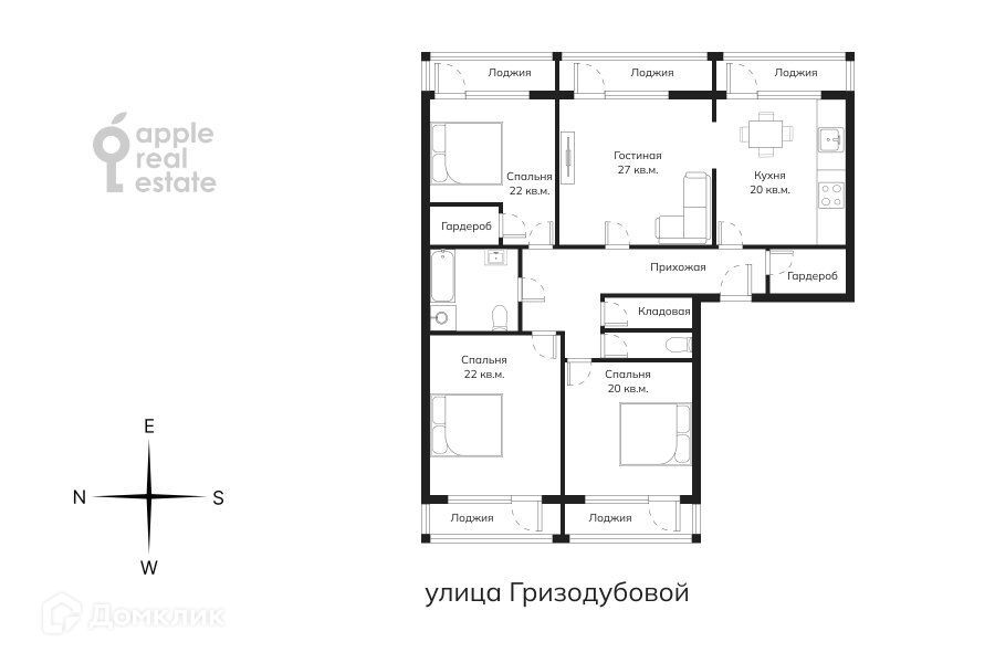 квартира г Москва б-р Ходынский 11 Северный административный округ фото 1