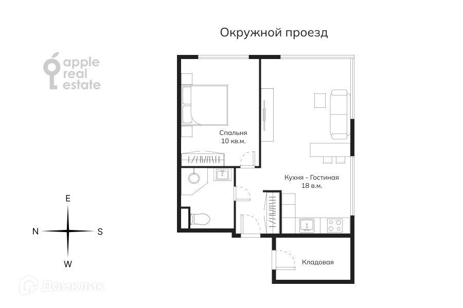 квартира г Москва проезд Окружной 10б Восточный административный округ фото 1