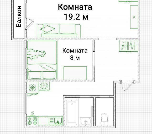 квартира городской округ Люберцы рп Томилино ул Гаршина 9ак/7 Томилино фото 7