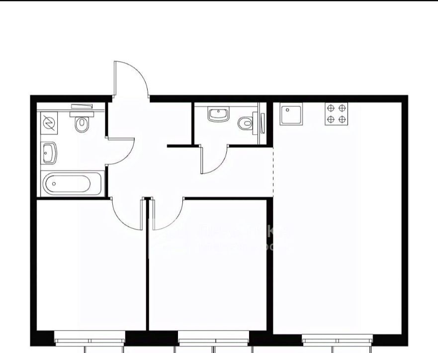 квартира г Москва метро Домодедовская ул Ясеневая 12к/2 фото 19