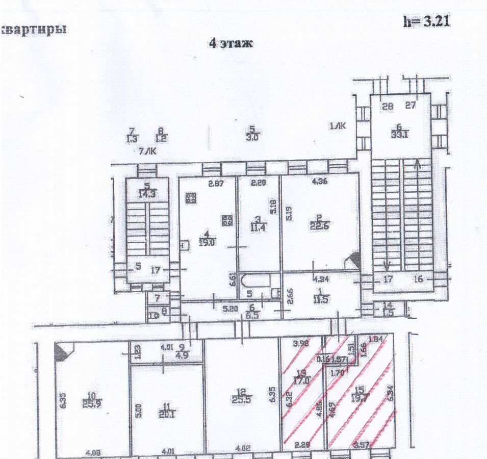 комната г Санкт-Петербург метро Петроградская Большой пр-т Петроградской стороны, 51/9 фото 26