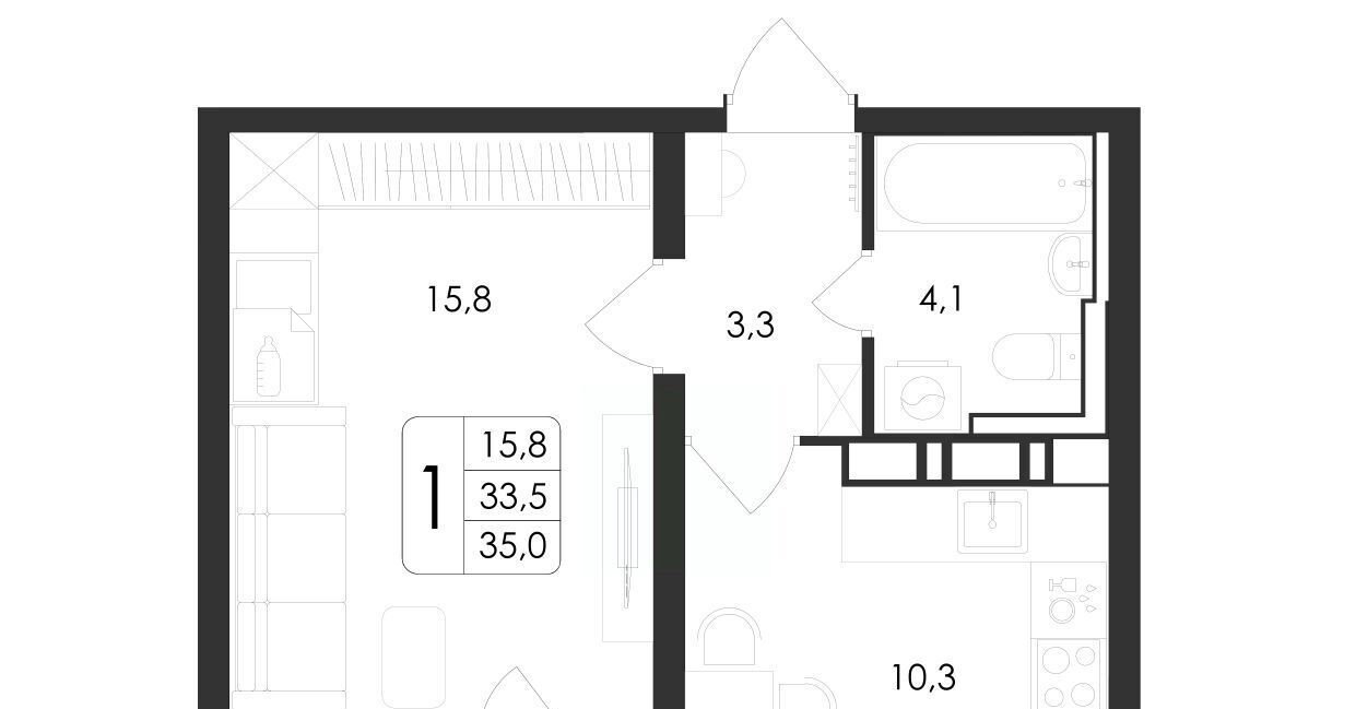 квартира г Воронеж р-н Центральный ул Шишкова 140б/21 фото 1