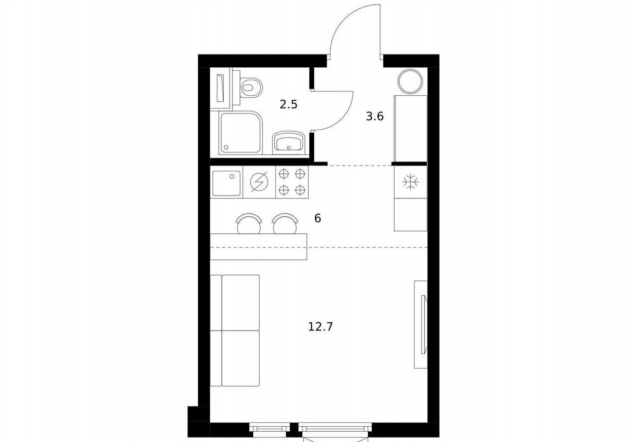 квартира г Мытищи ш Ярославское 1/3 фото 1