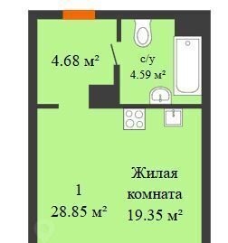 квартира г Ростов-на-Дону р-н Октябрьский ул Нансена 109/2 фото 7