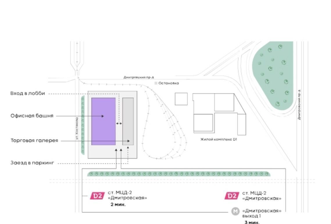 офис г Москва метро Дмитровская проезд Дмитровский 1г фото 10