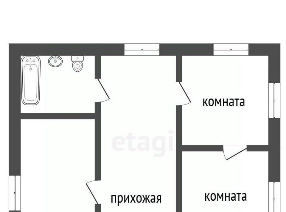 квартира г Красноярск р-н Ленинский ул 26 Бакинских Комиссаров 40 фото 25