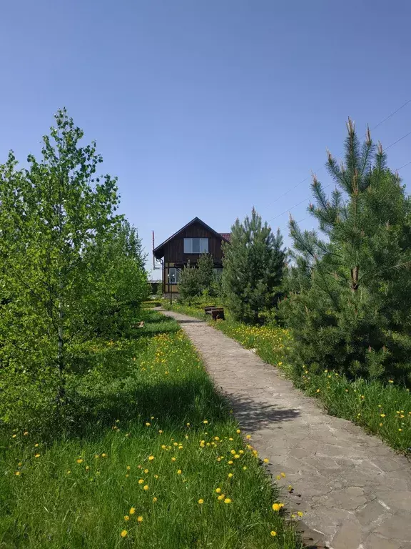 дом р-н Тарусский с Волковское СНТ Окский Хутор, Светлая улица, 1 фото 1