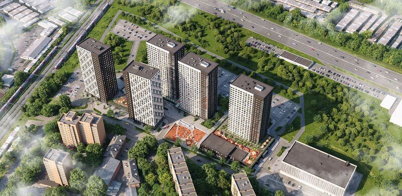 квартира г Реутов ул Комсомольская ЖК «EVO» Реутов, корп. 5 фото 2