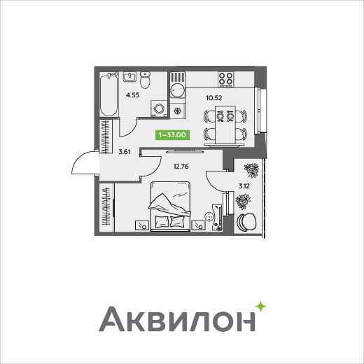 квартира г Северодвинск ул Тургенева 2/1 фото 11