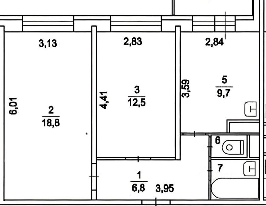 квартира г Люберцы д Марусино ул Заречная 37к/9 Томилино фото 17