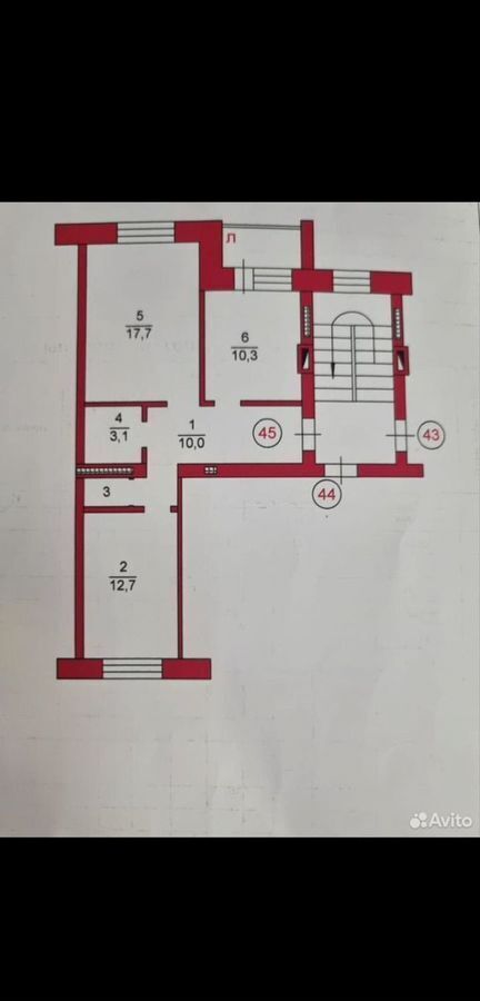 квартира р-н Медведевский пгт Медведево ул Мира 22 фото 13