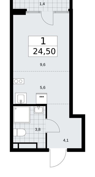 квартира г Москва метро Зорге ул Зорге 25с/2 фото 1