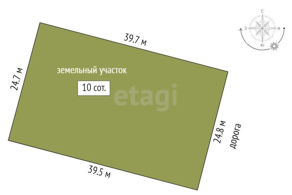 земля р-н Тюменский с Кулаково Каштановая фото 8