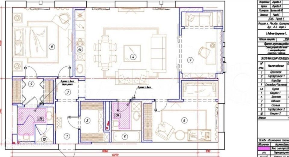 квартира г Москва б-р Кронштадтский 6/5 Северный административный округ фото 1