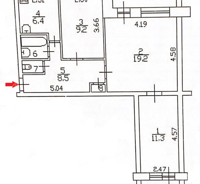 квартира г Санкт-Петербург ул Демьяна Бедного 1/1 Калининский фото 2