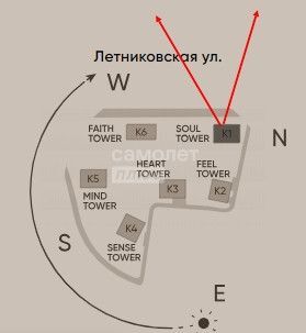 квартира г Москва ул Летниковская Южный административный округ, 11/10 ст 23 фото 4