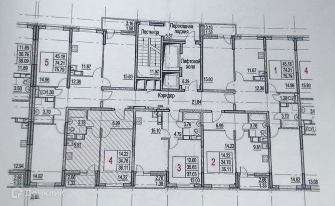 квартира городской округ Люберцы п Мирный улица Академика Северина, 5 к 1 фото 10