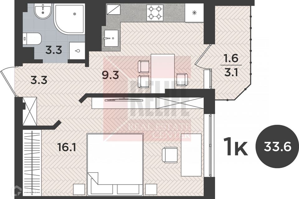 квартира г Калининград пр-д Тихорецкий 5/1 Калининград городской округ фото 2