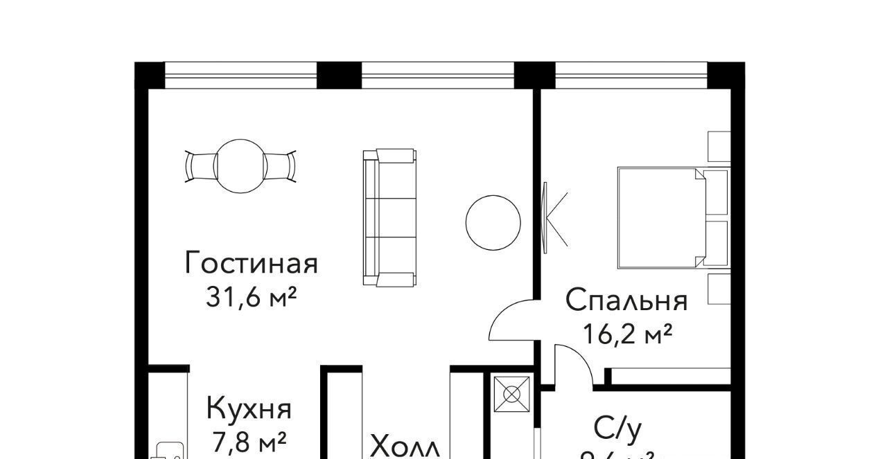 квартира г Москва метро Аэропорт пр-кт Ленинградский 37/5 фото 27