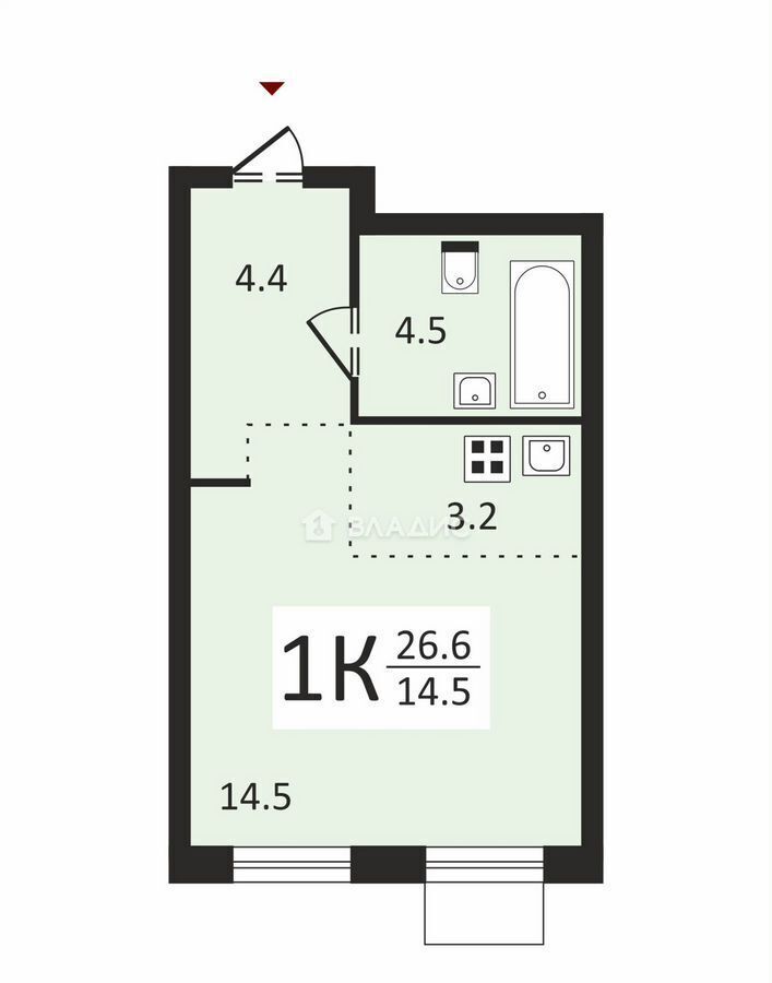 квартира г Москва метро Щелковская ВАО Гольяново корп. 1 фото 5