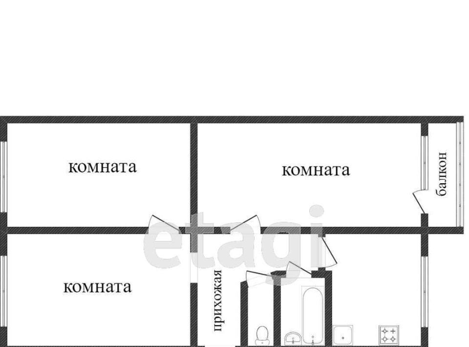 квартира г Сургут ул Нагорная 15 28А фото 2