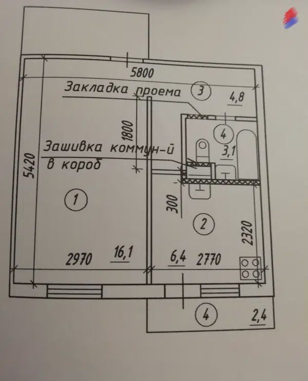 квартира р-н Гатчинский п Сиверский городской пос. Сиверский, ул. Военный Городок, 41 фото 11