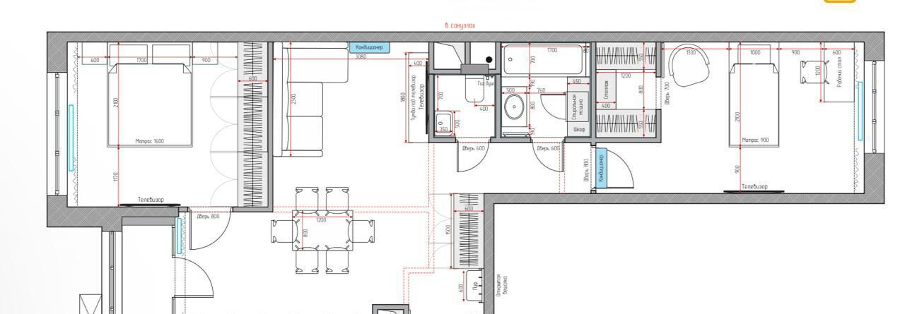 квартира г Москва метро Саларьево ул Родниковая 30к/1 фото 16