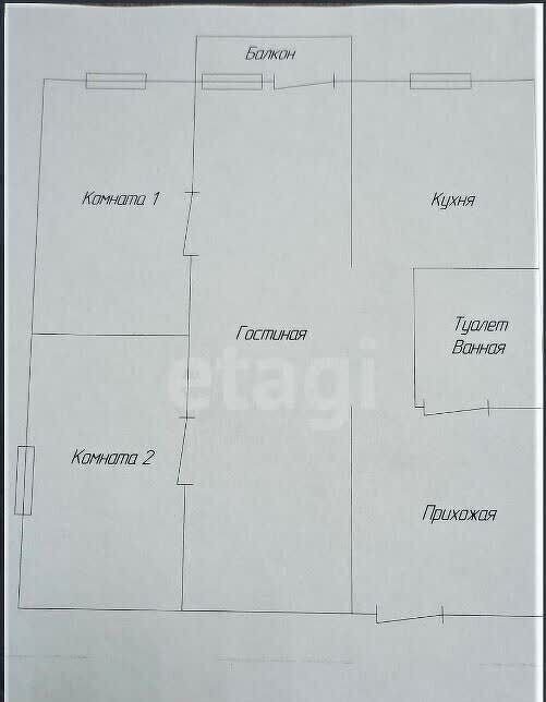 квартира г Саратов р-н Ленинский проезд Международный 1-й 3 фото 19